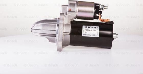 BOSCH F 000 AL0 139 - Стартер autocars.com.ua