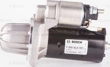 BOSCH F 000 AL0 151 - Стартер autocars.com.ua