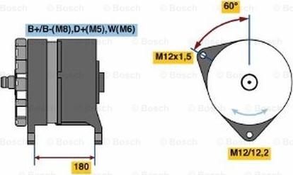 BOSCH F 000 LD0 203 - Генератор autodnr.net