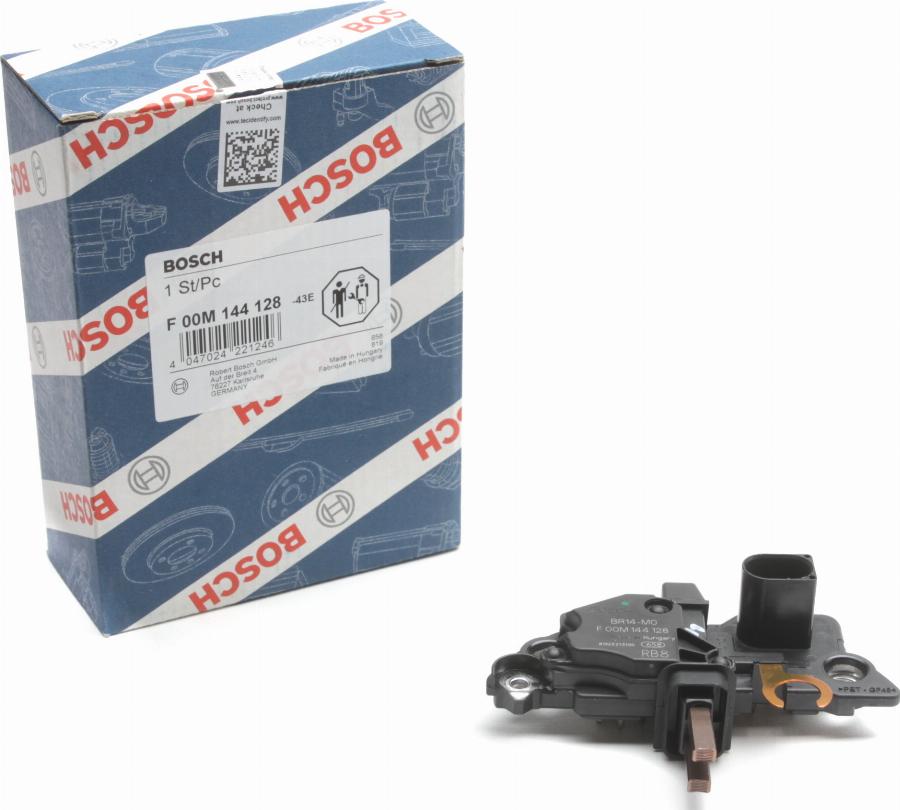 BOSCH F 00M 144 128 - Регулятор напряжения, генератор avtokuzovplus.com.ua