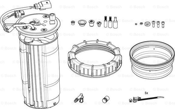 BOSCH F 01C 600 166 - Отопление, топливозаправочная система (впрыск карбамида) avtokuzovplus.com.ua