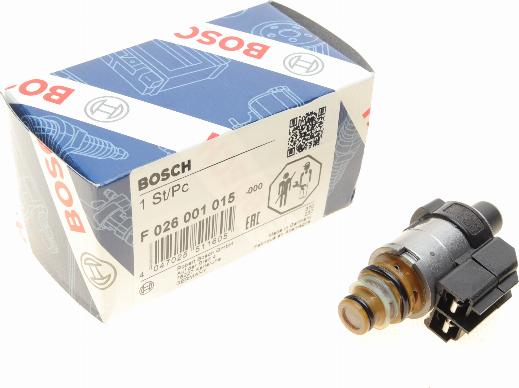 BOSCH F 026 001 015 - Клапан перемикання, автоматична коробка передач autocars.com.ua