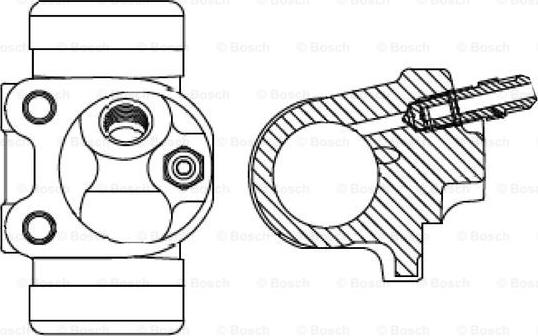 BOSCH F 026 002 072 - Колесный тормозной цилиндр avtokuzovplus.com.ua