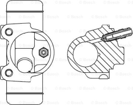 BOSCH F 026 002 096 - Колісний гальмівний циліндр autocars.com.ua