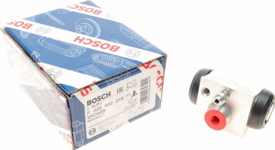 BOSCH F 026 002 249 - Колісний гальмівний циліндр autocars.com.ua