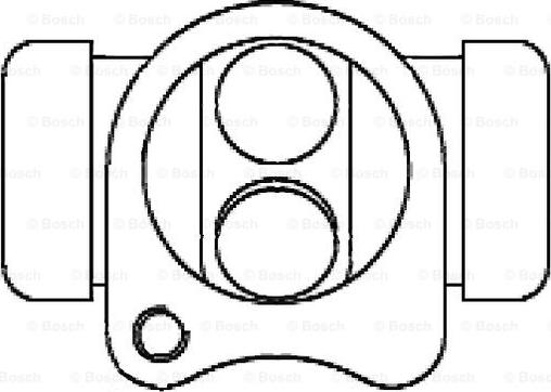 BOSCH F 026 002 345 - Колісний гальмівний циліндр autocars.com.ua