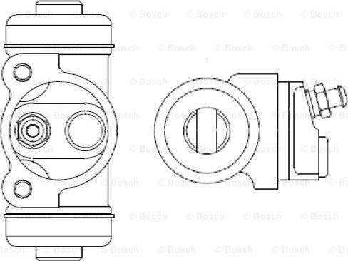 BOSCH F 026 002 354 - Колісний гальмівний циліндр autocars.com.ua