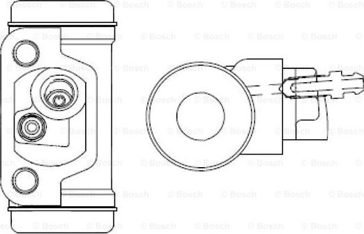 BOSCH F 026 002 357 - Комплект колісного гальмового фільтра autocars.com.ua