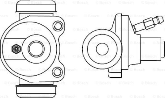 BOSCH F 026 002 365 - Колесный тормозной цилиндр avtokuzovplus.com.ua