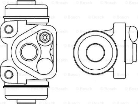 BOSCH F 026 002 368 - Колісний гальмівний циліндр autocars.com.ua