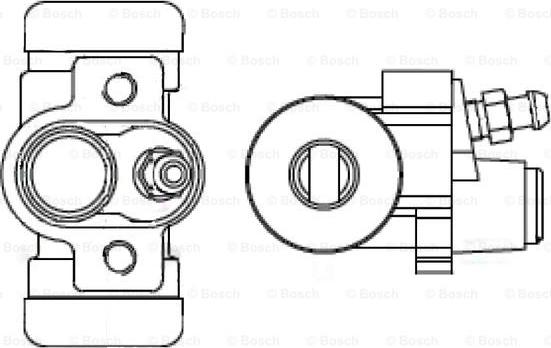 BOSCH F 026 002 384 - Гальмівний циліндр робочий autocars.com.ua