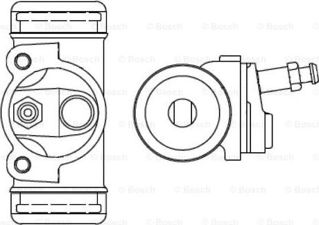 BOSCH F 026 002 385 - Колісний гальмівний циліндр autocars.com.ua