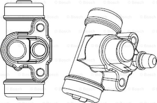 BOSCH F 026 002 388 - Колісний гальмівний циліндр autocars.com.ua