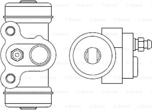 BOSCH F 026 002 390 - Колісний гальмівний циліндр autocars.com.ua