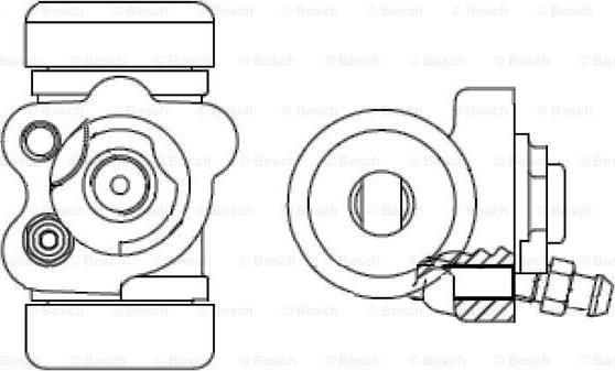 BOSCH F 026 002 393 - Колісний гальмівний циліндр autocars.com.ua