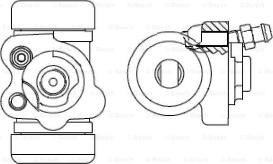 BOSCH F 026 002 394 - Колісний гальмівний циліндр autocars.com.ua