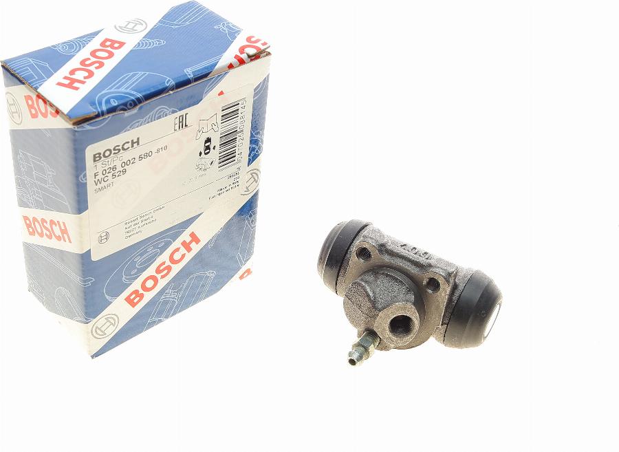 BOSCH F 026 002 580 - Колесный тормозной цилиндр avtokuzovplus.com.ua