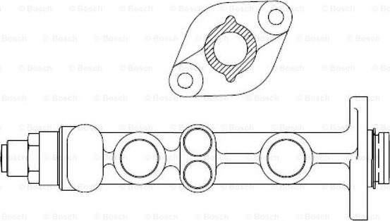 BOSCH F 026 003 944 - Главный тормозной цилиндр avtokuzovplus.com.ua