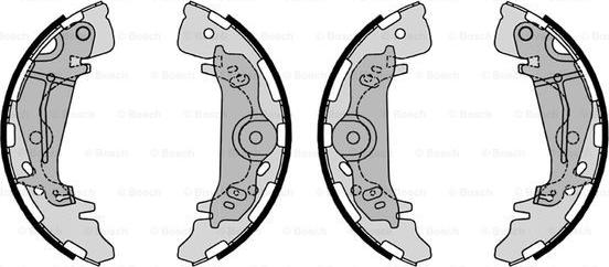 BOSCH F 026 008 029 - Комплект тормозных колодок, барабанные autodnr.net