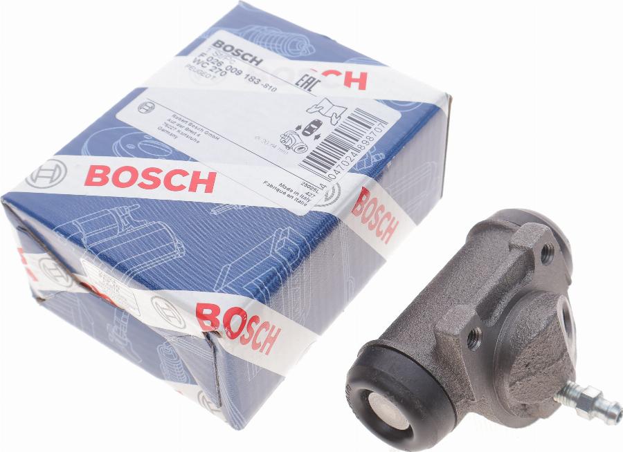 BOSCH F 026 009 183 - Колесный тормозной цилиндр avtokuzovplus.com.ua