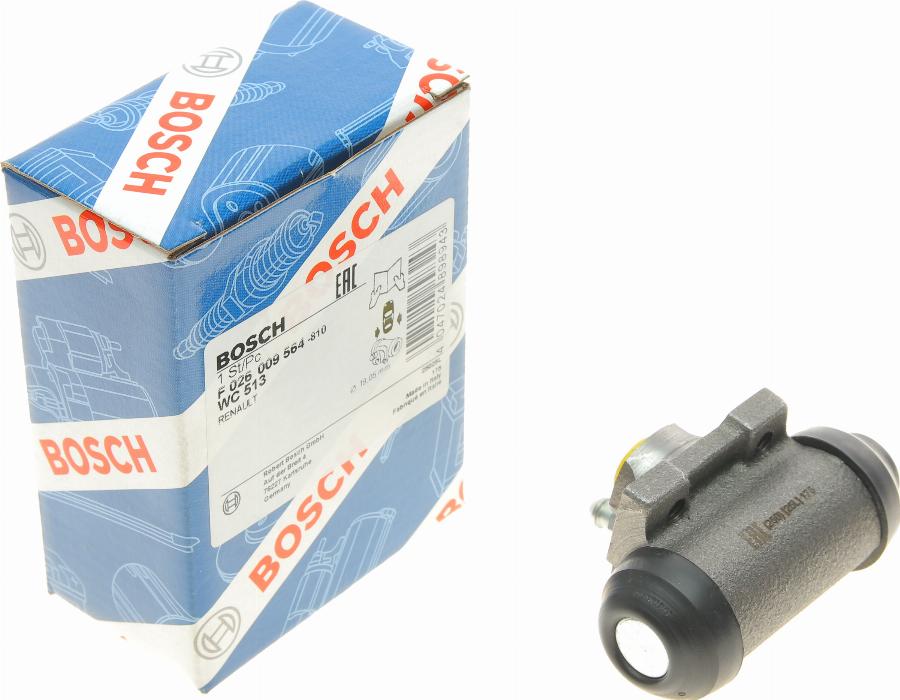 BOSCH F 026 009 564 - Колісний гальмівний циліндр autocars.com.ua