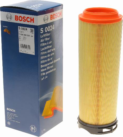 BOSCH F 026 400 024 - ПОВІТРЯНИЙ ФІЛЬТР autocars.com.ua