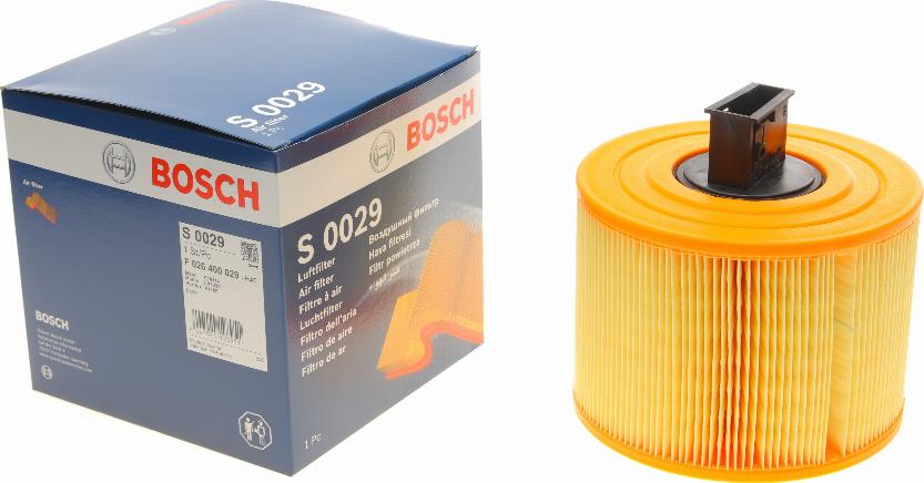 BOSCH F 026 400 029 - Воздушный фильтр avtokuzovplus.com.ua