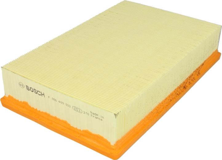 BOSCH F 026 400 033 - Повітряний фільтр autocars.com.ua