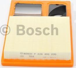 BOSCH F 026 400 035 - Воздушный фильтр autodnr.net