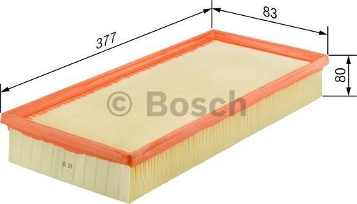 BOSCH F 026 400 051 - Воздушный фильтр autodnr.net