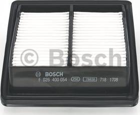 BOSCH F 026 400 054 - Повітряний фільтр autocars.com.ua