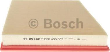 BOSCH F 026 400 089 - Воздушный фильтр autodnr.net