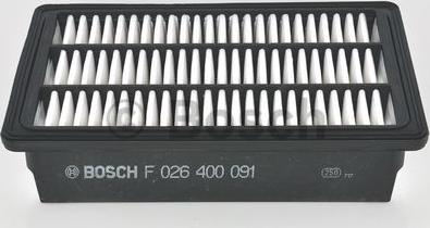 BOSCH F 026 400 091 - Воздушный фильтр autodnr.net