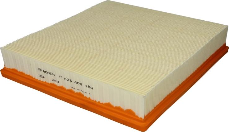 BOSCH F 026 400 106 - Повітряний фільтр autocars.com.ua