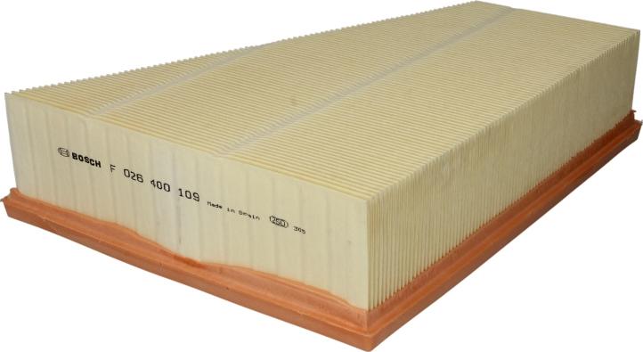 BOSCH F 026 400 109 - Повітряний фільтр autocars.com.ua