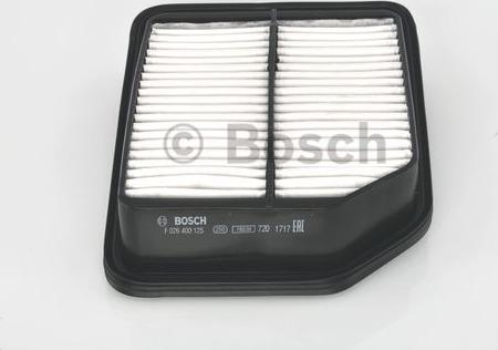 BOSCH F 026 400 125 - Воздушный фильтр autodnr.net