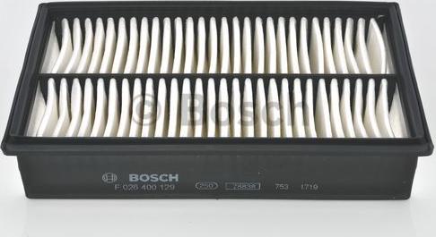 BOSCH F 026 400 129 - Воздушный фильтр autodnr.net