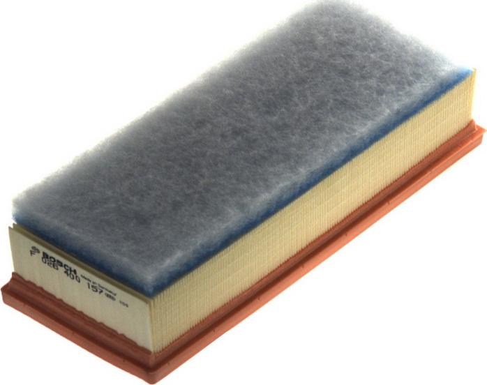 BOSCH F 026 400 157 - Повітряний фільтр autocars.com.ua