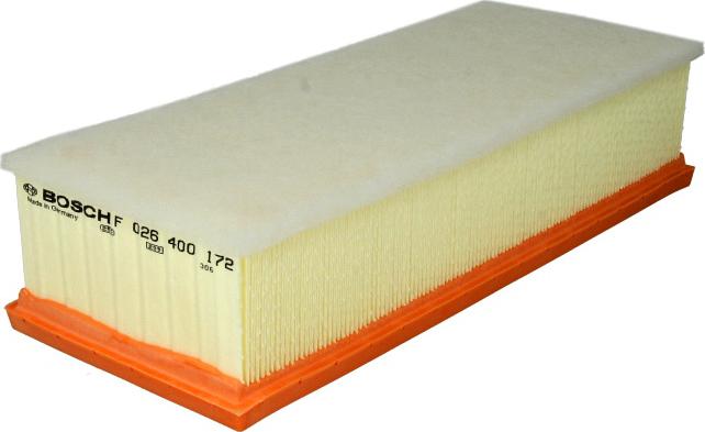 BOSCH F 026 400 172 - Повітряний фільтр autocars.com.ua