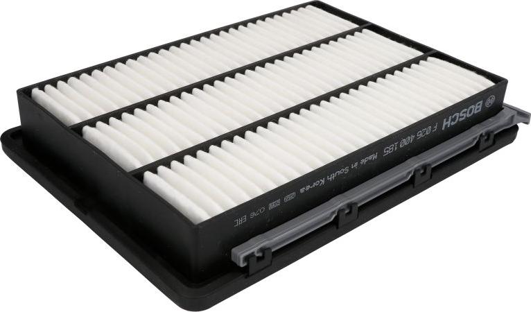 BOSCH F 026 400 185 - Повітряний фільтр autocars.com.ua