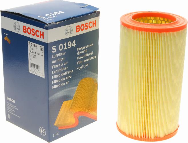 BOSCH F 026 400 194 - Воздушный фильтр avtokuzovplus.com.ua