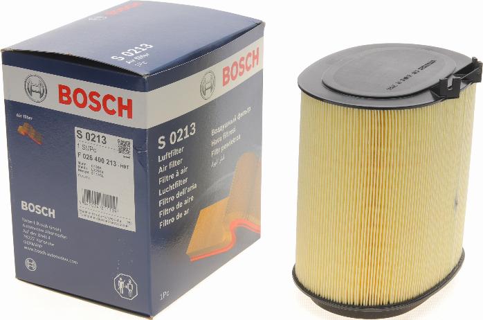 BOSCH F 026 400 213 - Повітряний фільтр autocars.com.ua