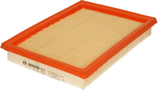 BOSCH F 026 400 222 - Повітряний фільтр autocars.com.ua