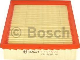 BOSCH F 026 400 267 - Воздушный фильтр avtokuzovplus.com.ua