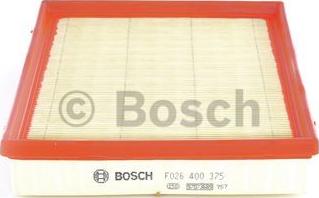 BOSCH F 026 400 375 - Повітряний фільтр autocars.com.ua
