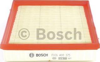 BOSCH F 026 400 375 - Воздушный фильтр avtokuzovplus.com.ua