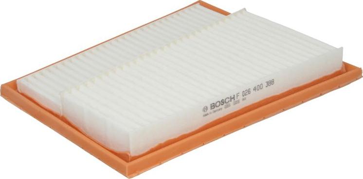 BOSCH F 026 400 388 - Повітряний фільтр autocars.com.ua
