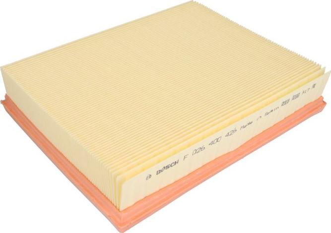 BOSCH F 026 400 426 - Повітряний фільтр autocars.com.ua