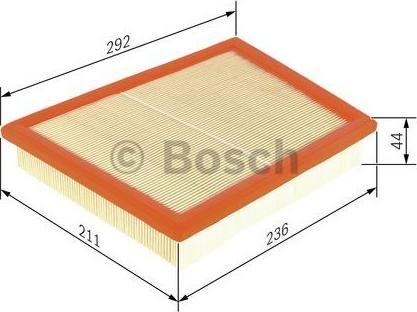 BOSCH F 026 400 460 - Воздушный фильтр autodnr.net