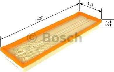 BOSCH F 026 400 478 - Повітряний фільтр autocars.com.ua